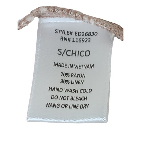 New without Tags Easel Khaki Printed Button Down Shirt Dress SZ S - Picture 12 of 13